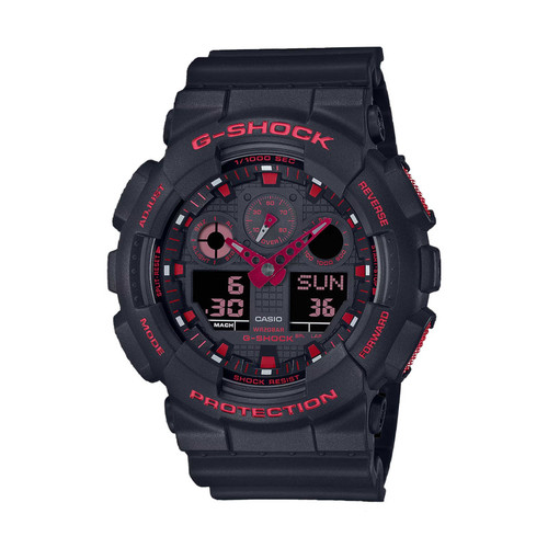 ساعت مچی عقربهای مردانه کاسیو مدل GA-100BNR-1ADR