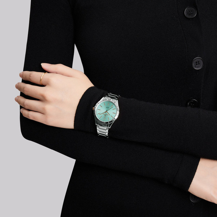 ساعت مچی عقربه ای زنانه نیوی فورس مدل NF5029 S/GN