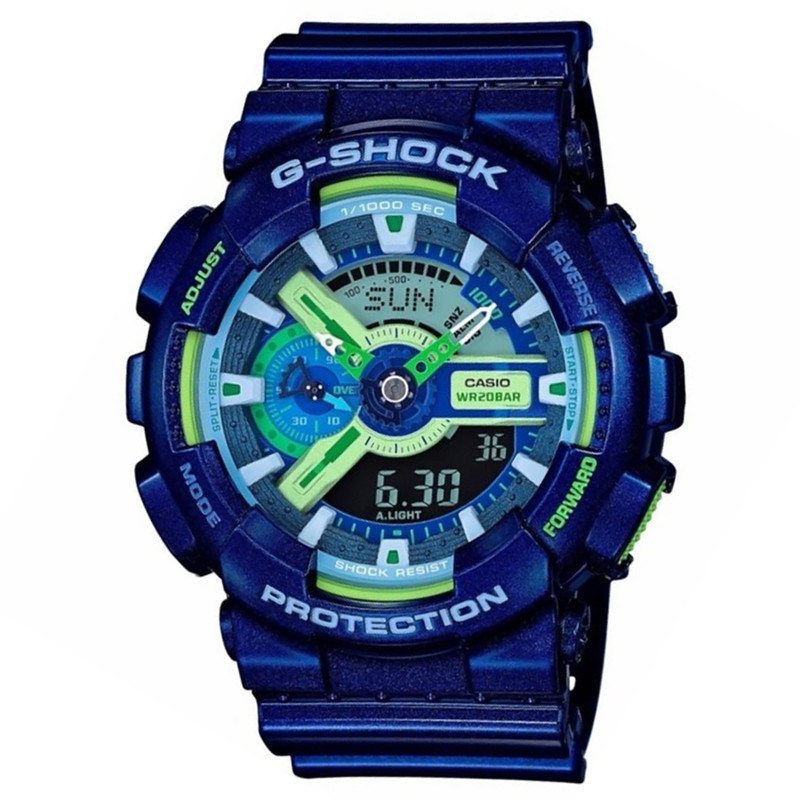 ساعت مچی عقربه ای مردانه کاسیو جی شاک مدل GA-110MC-2ADR