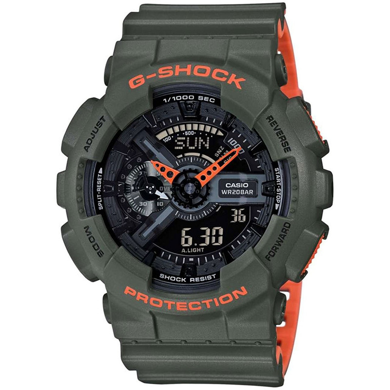 ساعت مچی عقربه ای مردانه کاسیو جی شاک مدل GA-110LN-3ADR