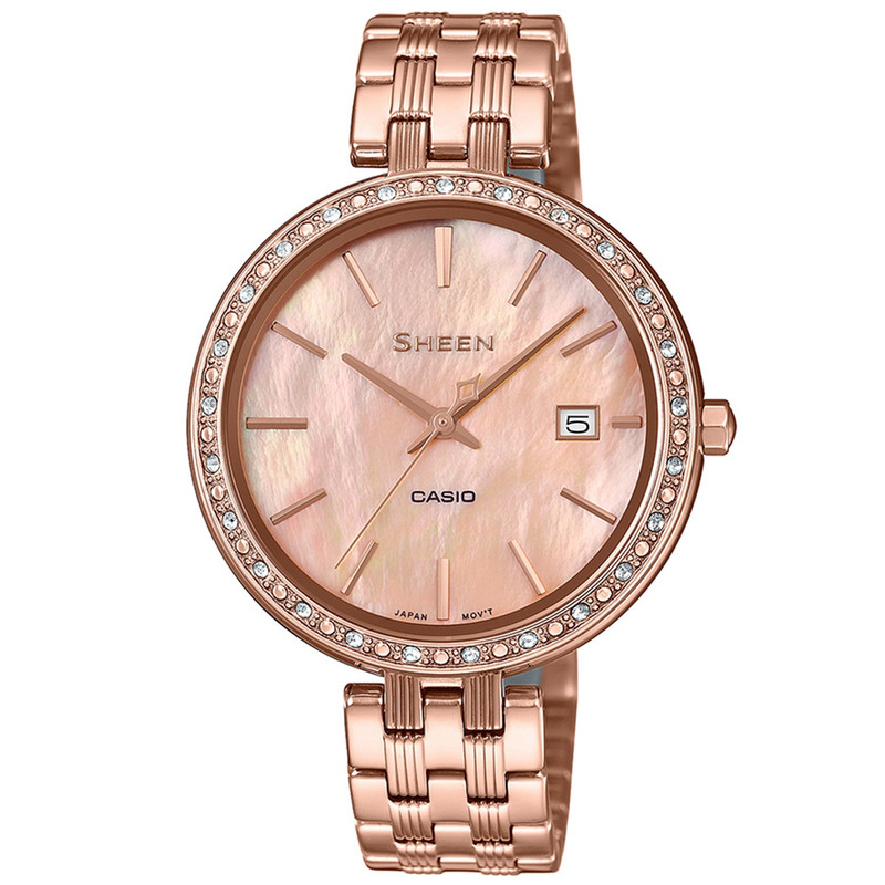 ساعت مچی عقربه ای زنانه کاسیو کد SHE-4052PG-4A