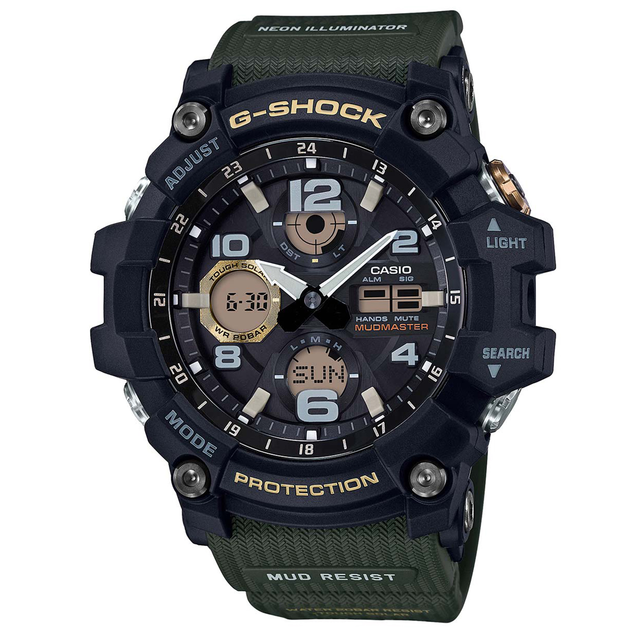 ساعت مچی عقربه ای مردانه کاسیو جی شاک مدل GSG-100-1A3DR
