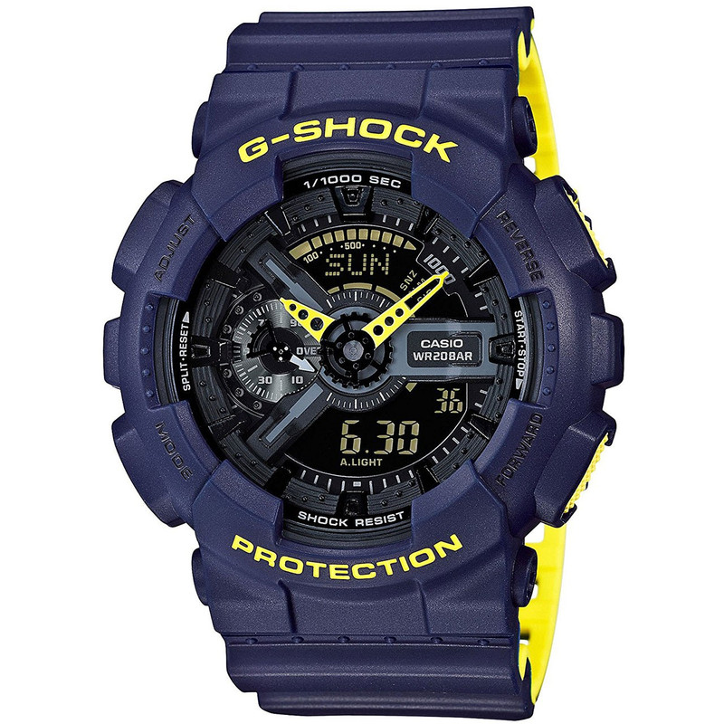 ساعت مچی عقربه ای مردانه کاسیو جی شاک مدل GA-110LN-2ADR