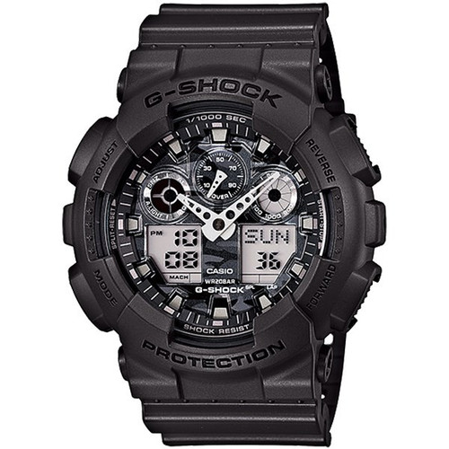 ساعت مچی عقربه ای مردانه کاسیو جی شاک مدل GA-100CF-8ADR