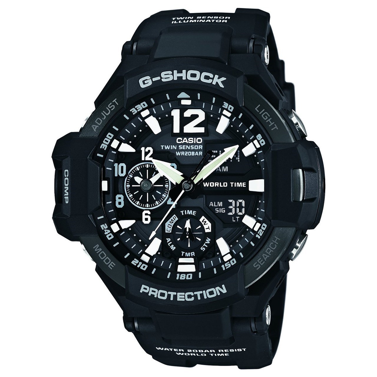 ساعت مچی عقربه ای مردانه کاسیو جی شاک مدل G-Shock GA-1100-1ADR