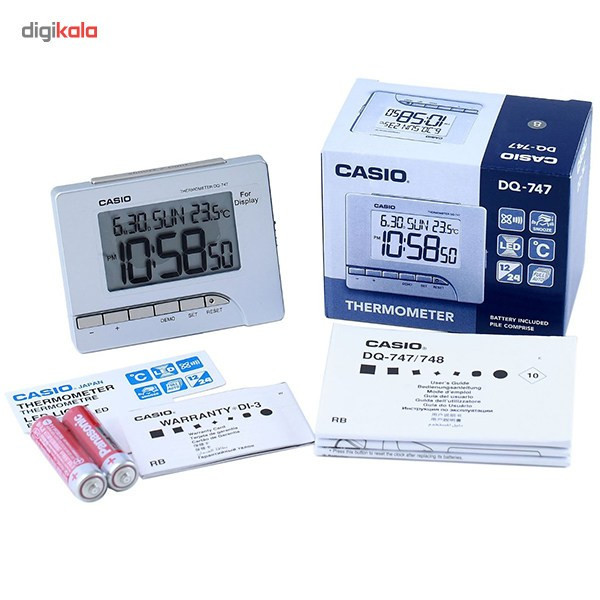 ساعت رومیزی کاسیو مدل DQ-747-8DF