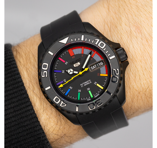ساعت مچی مردانه سیکو Rainbow Black KX