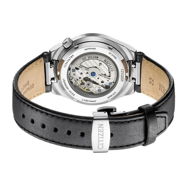 نمای از پشت و قفل ساعت سیتیزن nk5010-01h