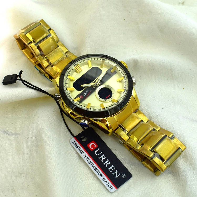 ساعت مچی عقربهای مردانه کورن واتچ مدل M-8384