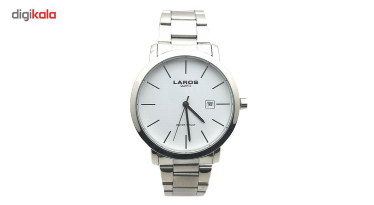 ساعت مچی عقربه ای مردانه لاروس مدل LM-N371-White