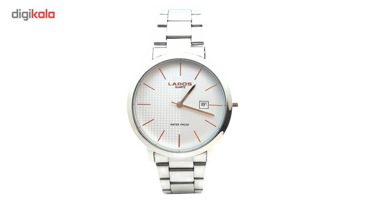 ساعت مچی عقربه ای مردانه لاروس مدل LM-N320-Silver