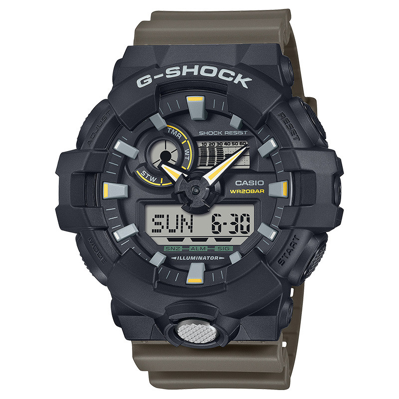 ساعت مچی عقربه‌ای مردانه کوارتز کاسیو مدل GA-710TU-1A3DR