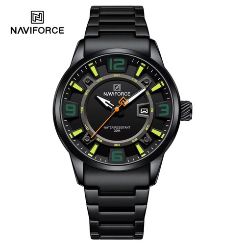 ساعت مچی مردانه نیوی فورس Naviforce NF 8044 B/GN/B