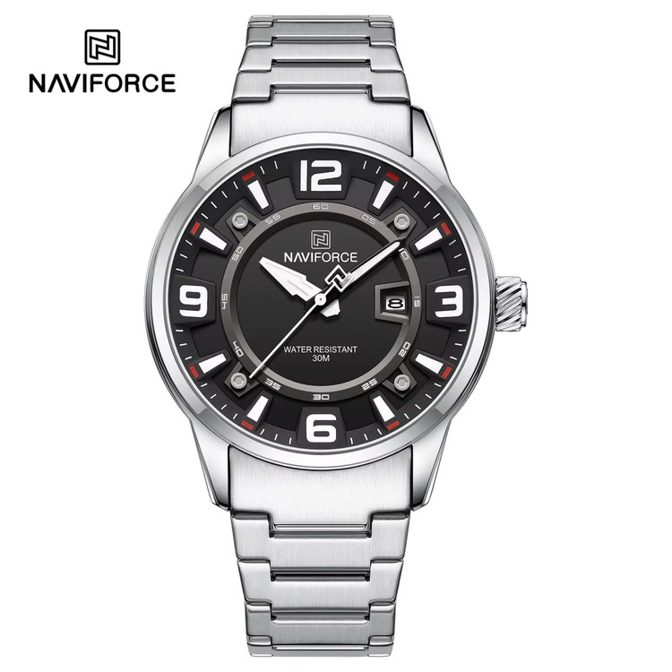 ساعت مچی مردانه نیوی فورس Naviforce NF 8044 S/B/S