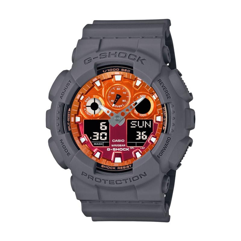 ساعت مچی عقربه‌ای مردانه کوارتز کاسیو مدل GA-100FL-8ADR