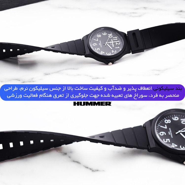 ساعت مچی عقربهای کوارتز مردانه هامر مدل 1100H-C4