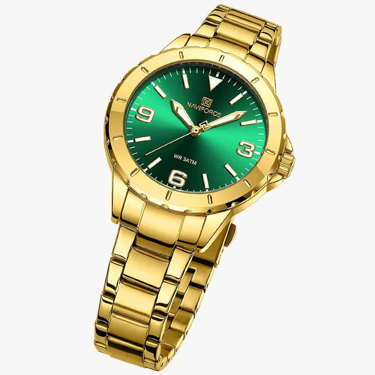ساعت مچی عقربه ای زنانه نیوی فورس مدل NF5022 G/GN/G