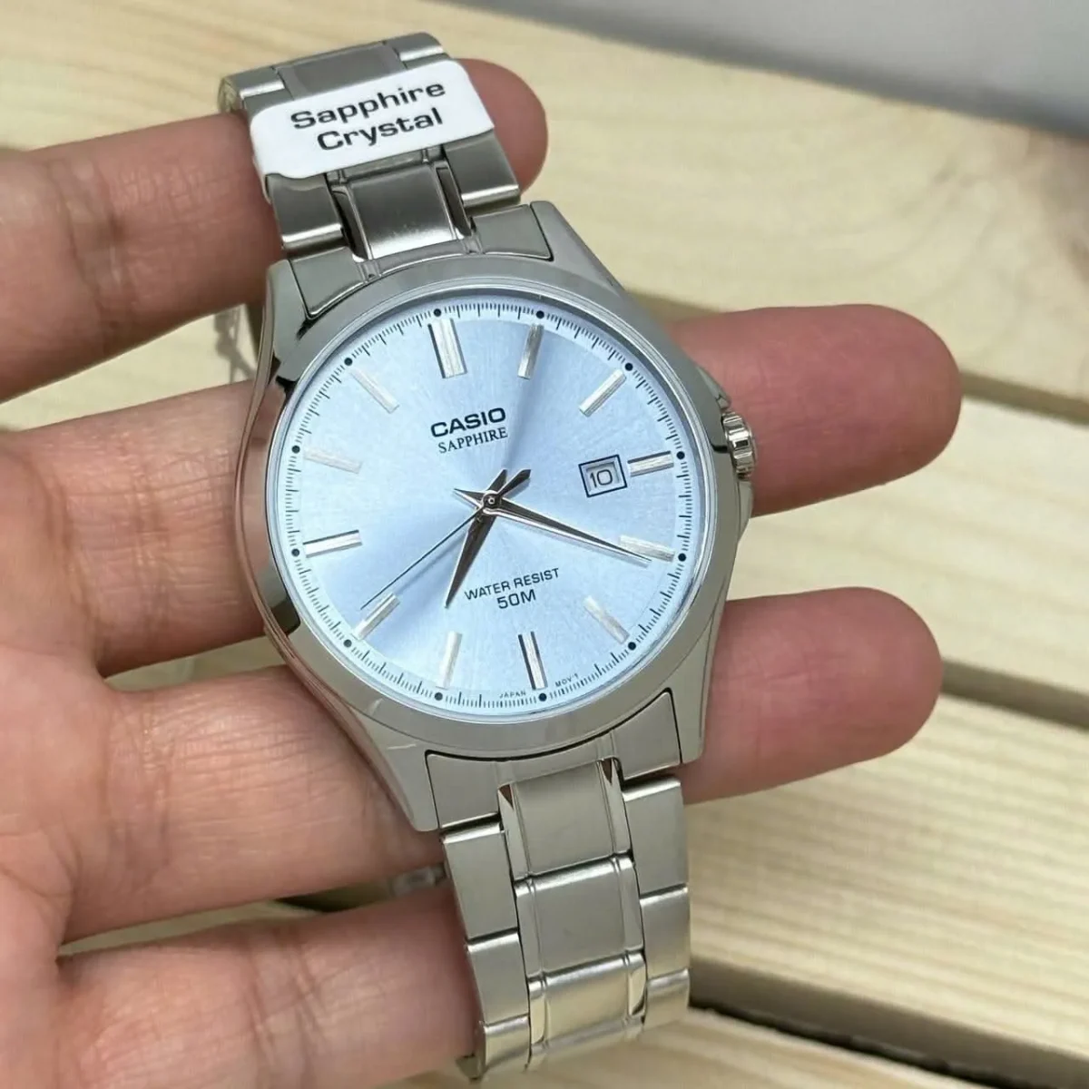 نمای از دوربین گوشی از ساعت کاسیو مدل MTS-115D