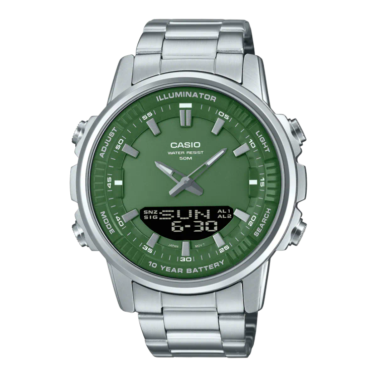 نمای نزدیک از صفحه کاسیو مدل AMW-880D-3AV