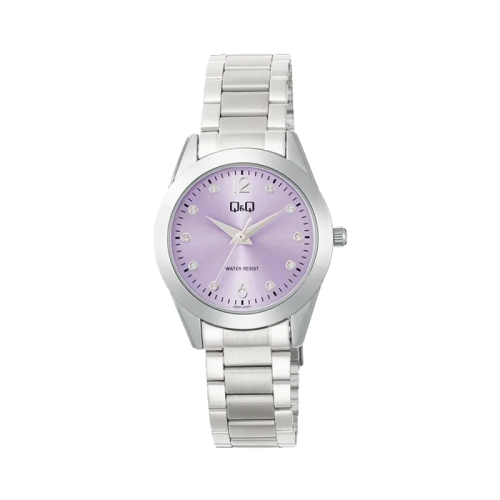 ساعت زنانه کیو اند کیو صفحه یاسی گرد