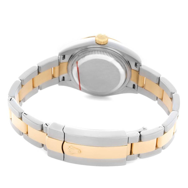 تصویر از قاب پشت و قفل رولکس زنانه دیت جاست کلین فکتوری