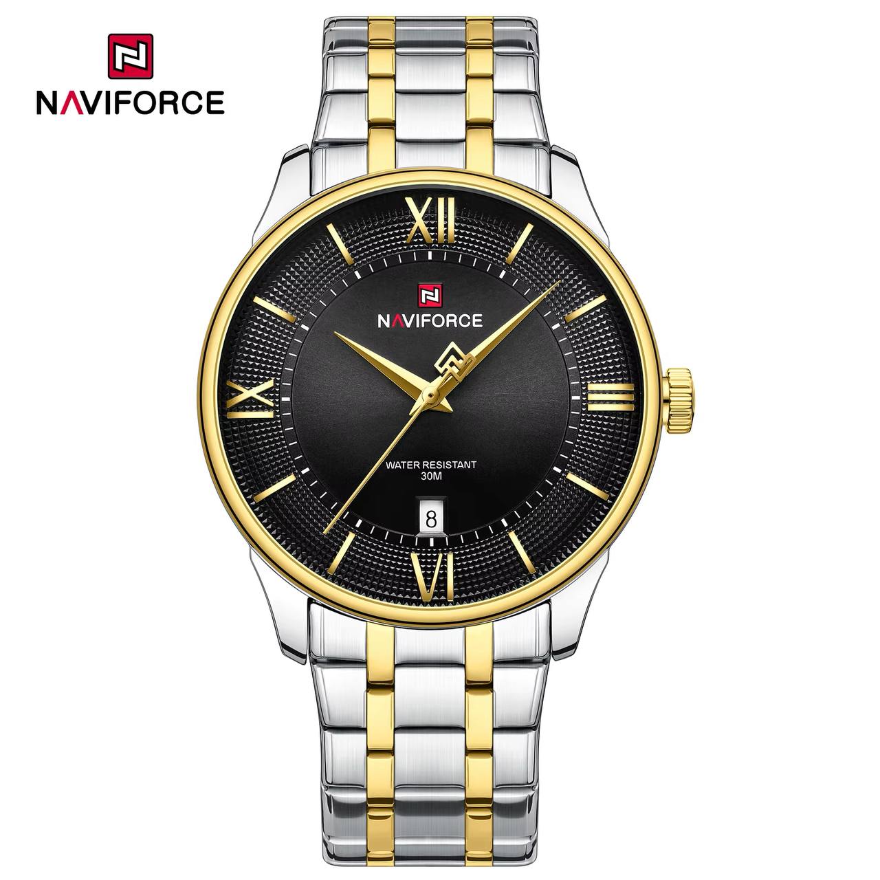 ساعت مچی عقربه‌ای مردانه نیوی فورس مدل NF9272S S/B/G