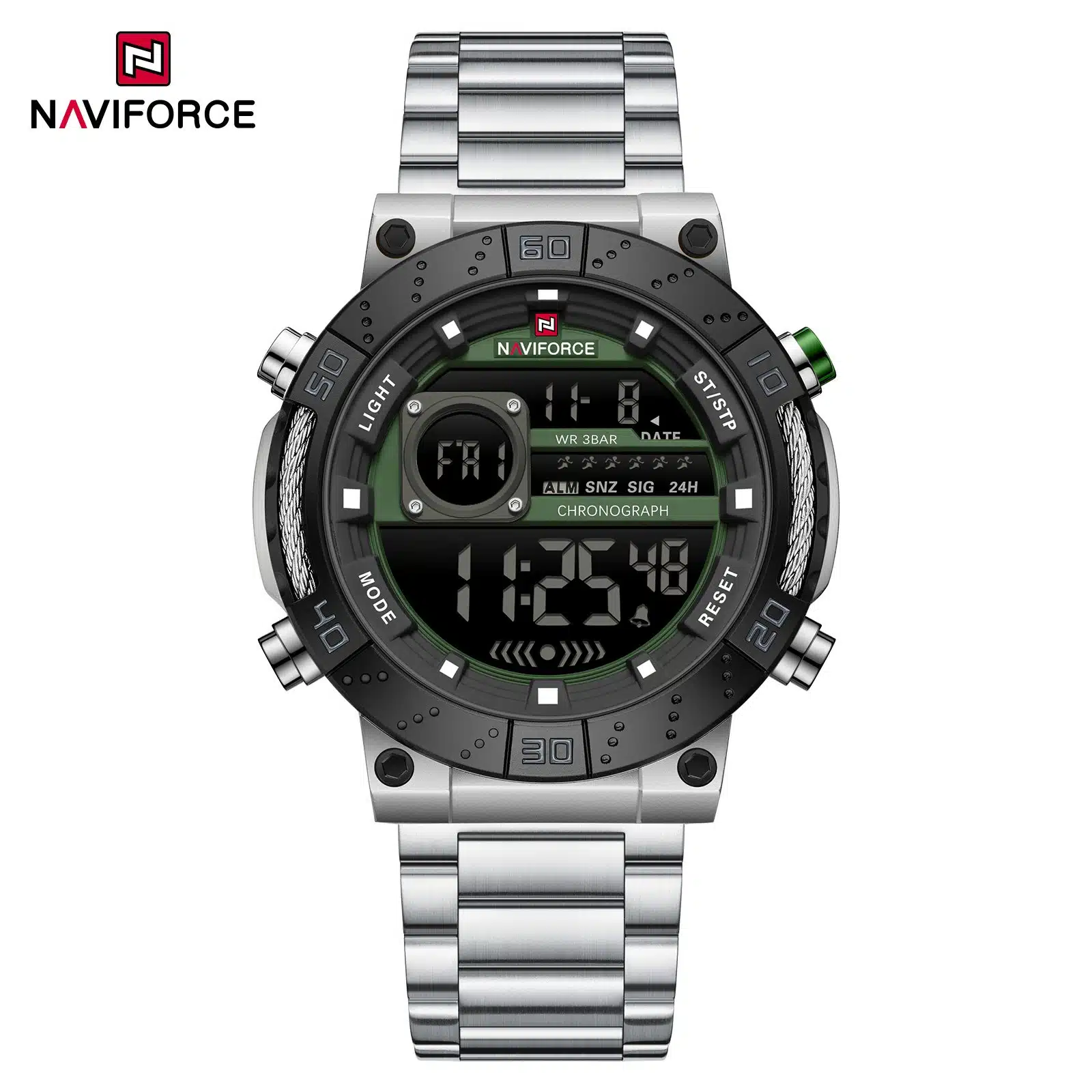 ساعت مچی دیجیتالی مردانه نیوی فورس مدل NF9241S S/GN/S