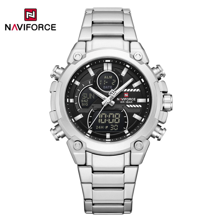 ساعت مچی عقربهای مردانه نیوی فورس مدل NF9278 S/B/W