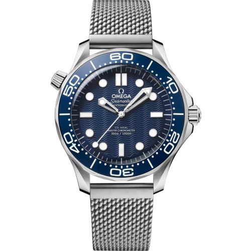 ساعت مچی مردانه امگا سیمستر صفحه سرمه ای DIVER 300M